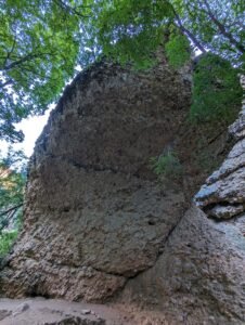 Massive boulder in Maple Canyon Utah